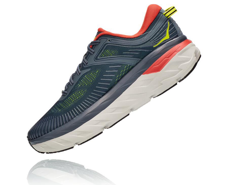 Hoka One One Koşu Ayakkabısı Erkek Lacivert - Bondi 7 - GP9756028